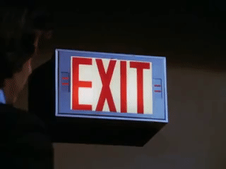 Literally covering the exits aka putting a cloth over the exit signs.