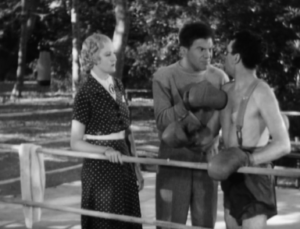 Harold Lloyd's first and only screwball comedy, standing in a boxing ring.