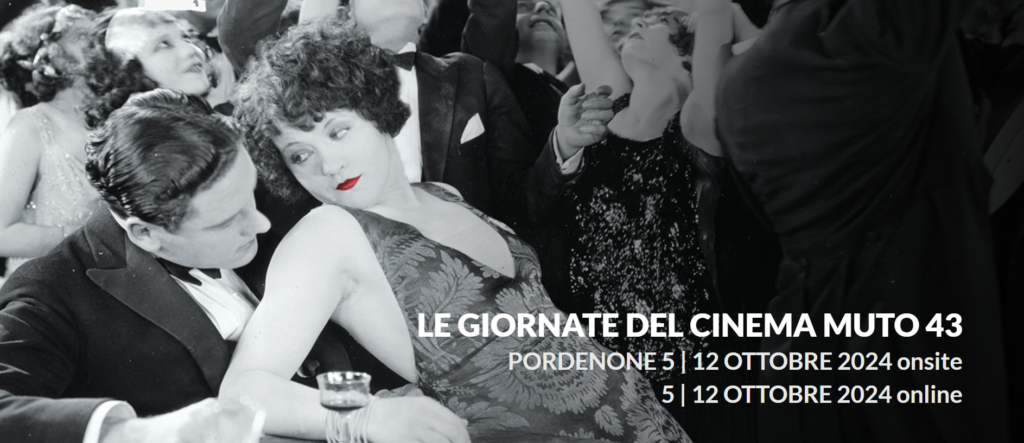 Off to the Pordenone Silent Film Festival